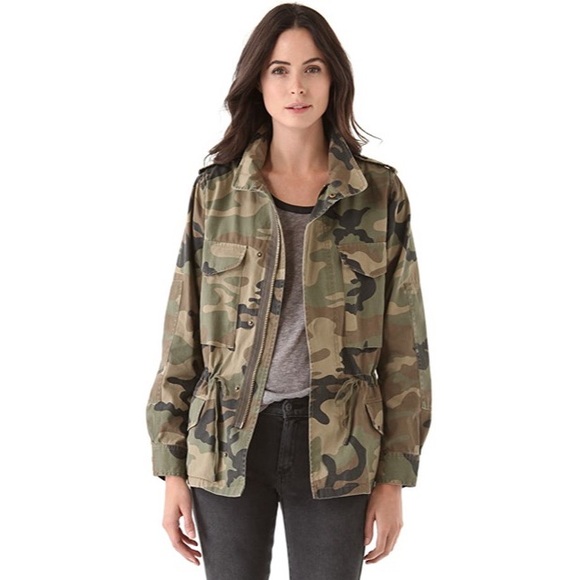 📌 Club Monaco Camo Lauren Jacket - Picture 1 of 3